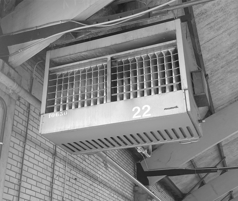 1965: Produkcja podwieszanych nagrzewnic powietrza