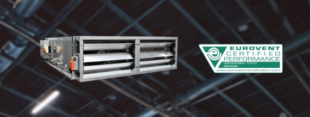 Urządzenia do odzyskiwania ciepła FlatLine LW uzyskały certyfikat Eurovent!