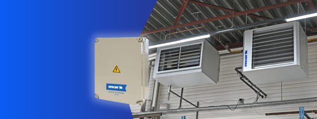 NOWOŚĆ: Sterowanie hybrydowe nagrzewnicy powietrza w połączeniu z pompą ciepła