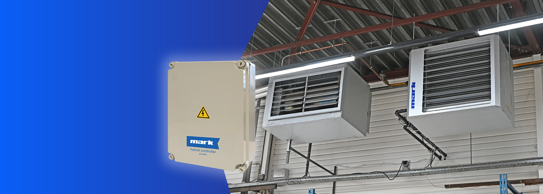 NOWOŚĆ: Sterowanie hybrydowe nagrzewnicy powietrza w połączeniu z pompą ciepła