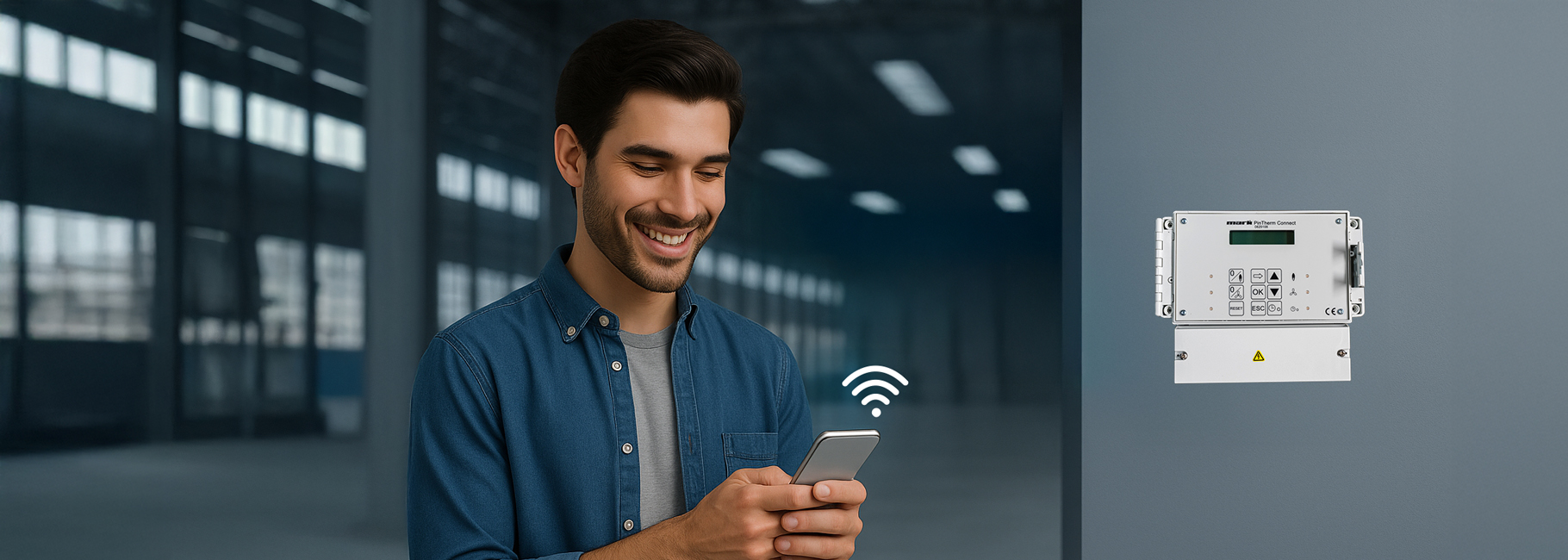 Termostaty PinTherm Connect są teraz dostępne również z funkcją IoT i WiFi.