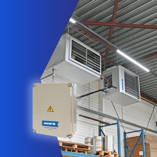 NOWOŚĆ: Sterowanie hybrydowe nagrzewnicy powietrza w połączeniu z pompą ciepła